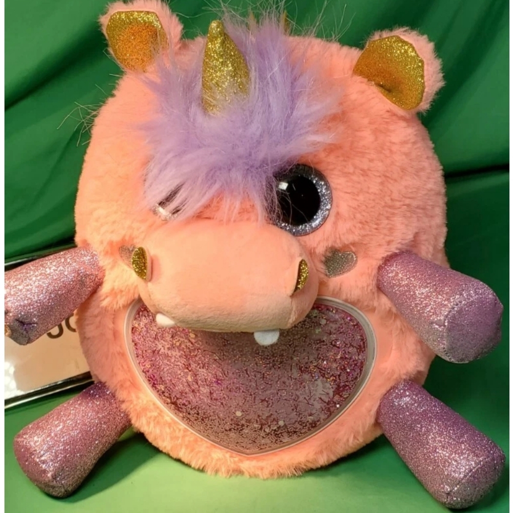 PINK HIPPO UICORN TALK RAINBOW CORN FAIRY SURPRISE  9" INCH